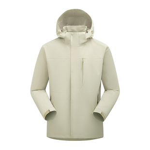 户外三合一冲锋衣情侣款防水保暖连帽外套冬季YKK拉链可定制LOGO