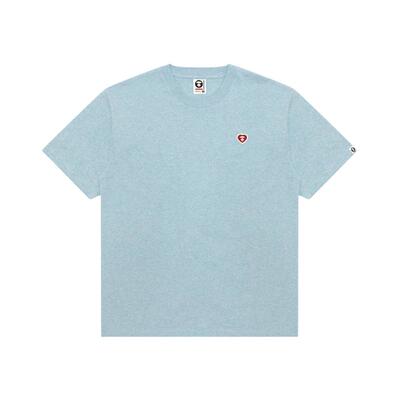 Aape心型猿人徽章舒适简约T恤