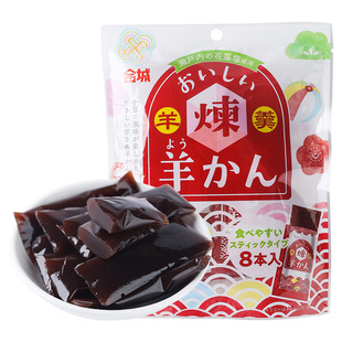 日本进口食品 金城制果 红豆羊羹 123g 茶点宴客点心休闲零食