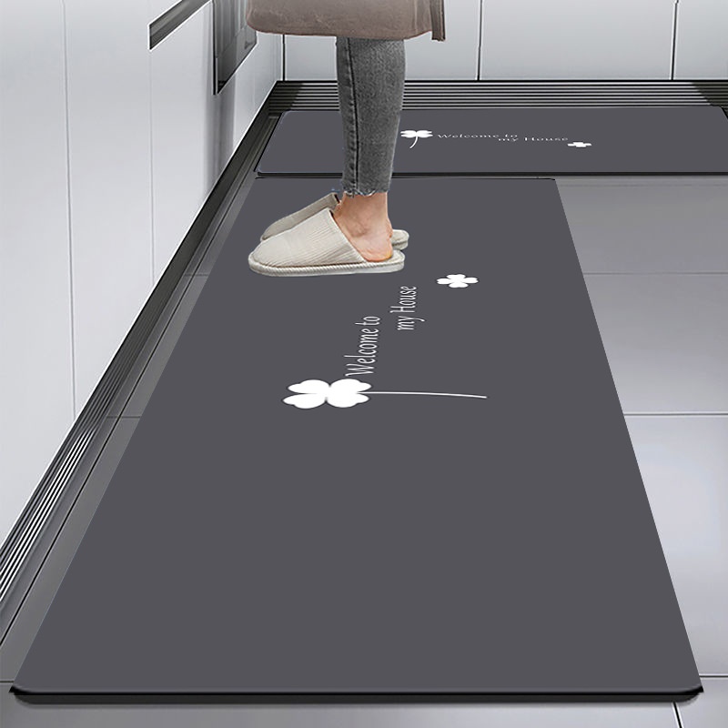 厨房地垫防水防油家用吸水垫擦洗长条易硅藻地可打理脚垫泥耐脏