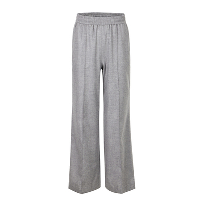 THEEASE68支精纺羊绒休闲阔腿裤