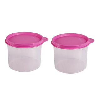 特百惠圆罐600ml食品级pp材质密封保鲜水果便当盒子家用安全材质