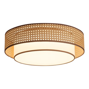 侘寂风吸顶灯宋氏美学新中式日式圆形客厅卧室书房简约复古房间灯