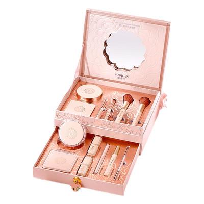 完美彩妆套装礼盒情人节生日礼物淡妆雕花口红化妆品全套官方正品