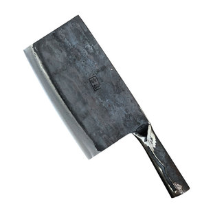 纯手工锻打弹簧钢刀大骨斩刀锰钢砍宰剖鱼刀卖鸡鸭片丝丁锋利菜刀