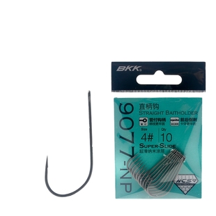 bkk黑金刚9077直柄钩黑坑野钓鳜鱼鲈鱼钩路亚自由钓组专用钩