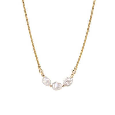 安铂洛利巴洛克珍珠项链女