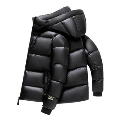 男士短款黑金鹅绒服团购加厚外套