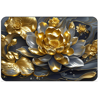 3D视觉硅藻泥地垫浴室吸水防滑