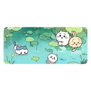 chiikawa乌萨奇鼠标垫超大定制动漫女生办公桌垫家用键盘电脑垫