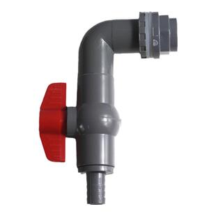 锦鲤池滤箱进出水开关配件鱼缸养殖箱周转箱排水阀门接软管宝塔头