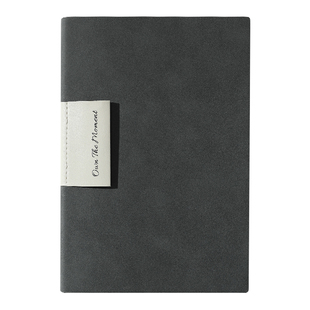 笔记本本子a5商务办公工作会议记录记事本加厚高颜值考研日记简约精致复古日记本读书软皮摘抄本可定制印logo