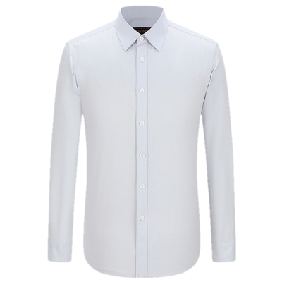 雅戈尔尖领长袖商务绅士衬衫