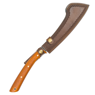 轴承钢三枚合整体夹钢锻打户外柴刀丛林帕兰排障刀上山开路生存刀