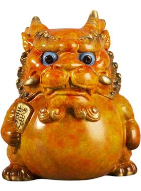 铜艺世家全铜龙九子狴犴桌面摆件