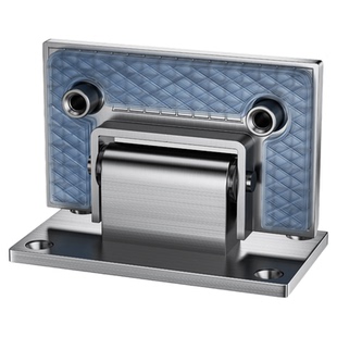 玻璃门合页液压缓冲回位浴室夹304不锈钢5厘厚玻璃合页无框铰链