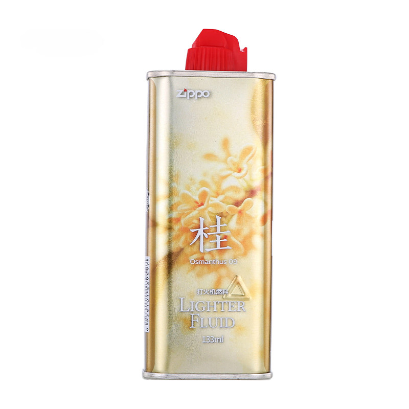 zippo打火机官方正版桂花茉莉樱花香氛煤油燃料专用配件火石棉芯