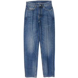大牛传说2025年秋季新品赤耳丹宁牛仔裤男士宽松直筒休闲大码长裤