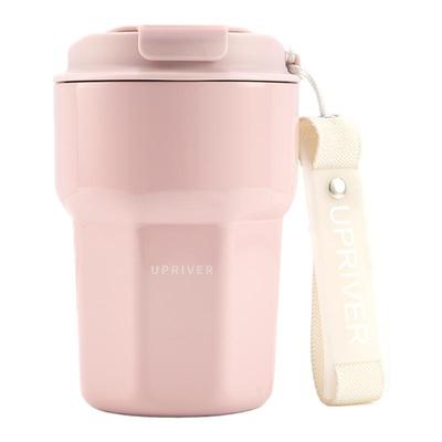 UPRIVER便携式保温杯咖啡杯外带随行杯简约配色夏季不锈钢款
