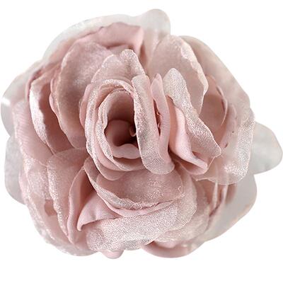 韩版绢纱布艺胸花轻薄职业套装女