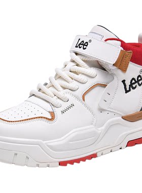 Lee魔术贴厚底高帮板鞋男