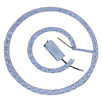 风扇灯led灯芯超亮吊扇灯42寸三色吸顶灯单色LED灯盘通用光源