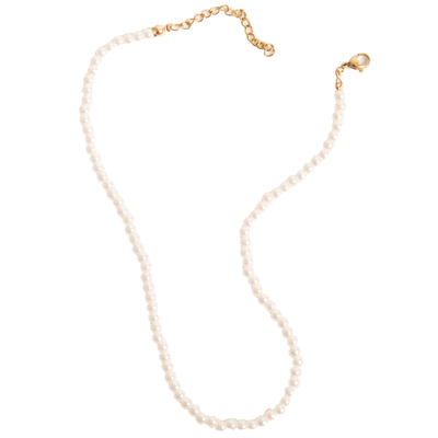 bm项链白色小珍珠链新款