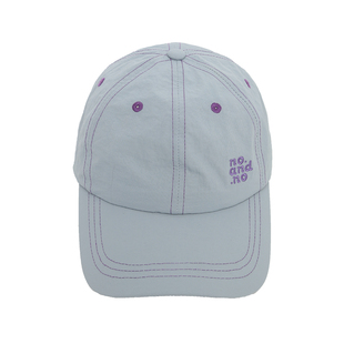 轻薄速干帽子字母棒球帽夏季新款防晒遮阳女款夏天户外蓝色鸭舌帽