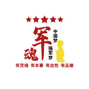 博尼亚军魂立体墙贴党建