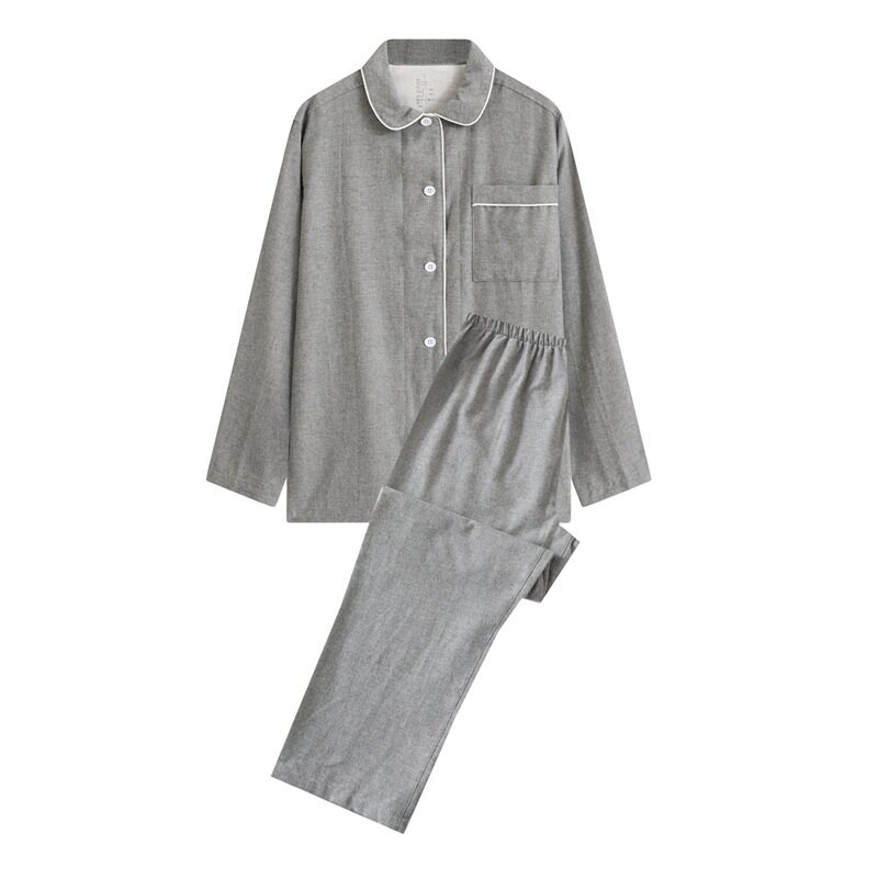 纯棉纱布男女睡衣套装睡裙家居服