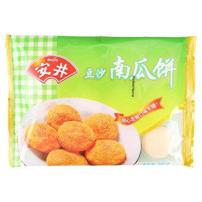 包邮安井360G12个/蒸油南瓜饼