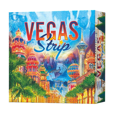 拉斯维加斯大道桌游卡牌Vegas Strip赌博主题中英文2-6人聚会游戏