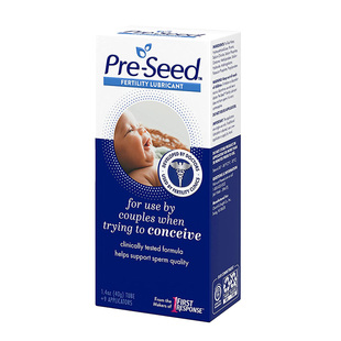 美国preseed/pre-seed 弱碱性润滑剂助孕提高精子活力备孕  好孕