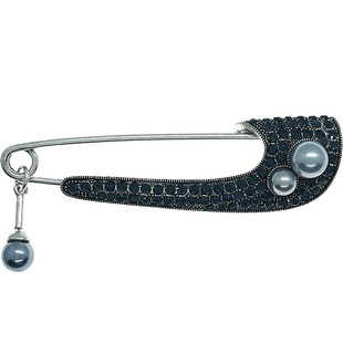 1206 复古精致披肩扣大别针简约大气开衫大扣针衣服胸针装饰配饰