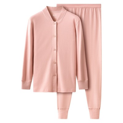 中老年纯棉秋衣秋裤开衫舒适柔软