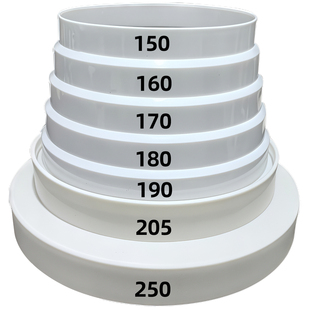 抽油烟机变径圈排烟管道软管排风管转换接头250转150大小头变径器