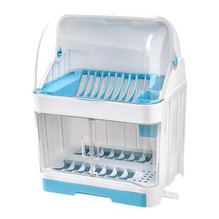 厨房小型消毒碗柜家用大容量碗盘沥水架碗碟收纳储物柜碗筷收纳箱