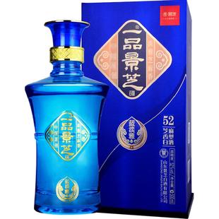 景芝一品景芝蓝淡雅52度500ml*1盒芝麻香型高度白酒送礼礼盒婚宴