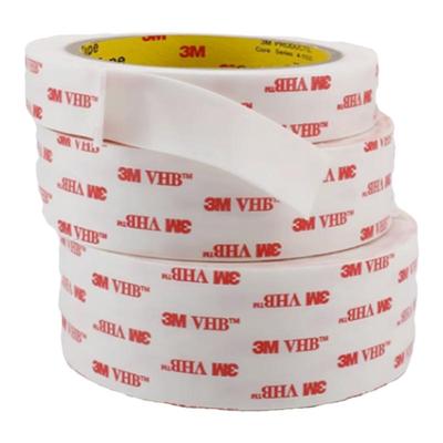 3M4952泡棉双面胶白色亚克力基材