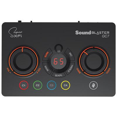 创新声卡7.1外置FPS游戏专用声卡