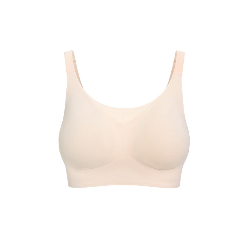 真丝桑蚕丝薄款义乳文胸二合一