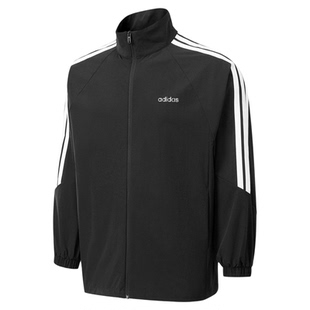 adidas阿迪达斯外套女2026春季新款女装休闲运动梭织夹克KQ5370