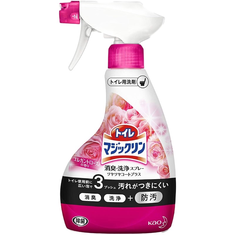 日本花王/KAO马桶清洁剂洁厕坐便器去除尿垢除臭芳香泡沫喷雾
