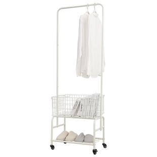 衣架落地卧室家用衣帽架阳台简易移动晒衣架不锈钢挂衣架收纳神器