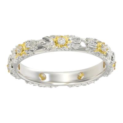 Mouhooland/暮后之地雏菊系列雏菊花蕊细戒原创设计小众指环情侣