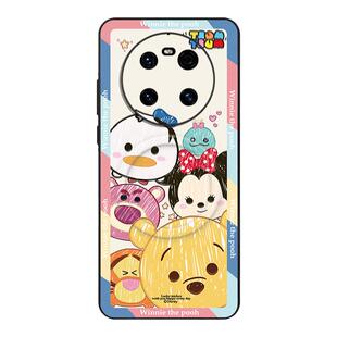 堆叠草莓熊适用华为mate60pro手机壳磁吸支架mate40rs新款mate50网红全包防摔高级感mt40e套30epro女款por+