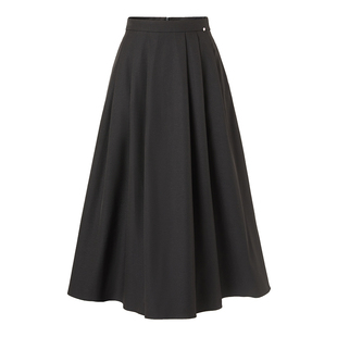 恩瑞妮商场同款2025秋季新款时尚百搭松紧腰半身裙女中长款裙子