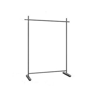 工厂直销不锈钢服装展示架落地式商场家用耐磨防水防锈衣架