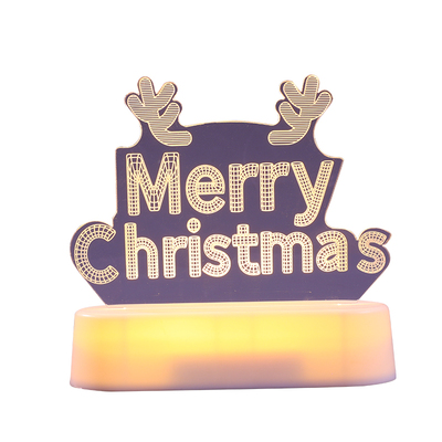merryChristmas摆件灯圣诞节装饰