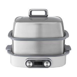 摩飞极速双层蒸锅电蒸锅蒸箱不锈钢可预约定时多功能一体锅蒸汽锅